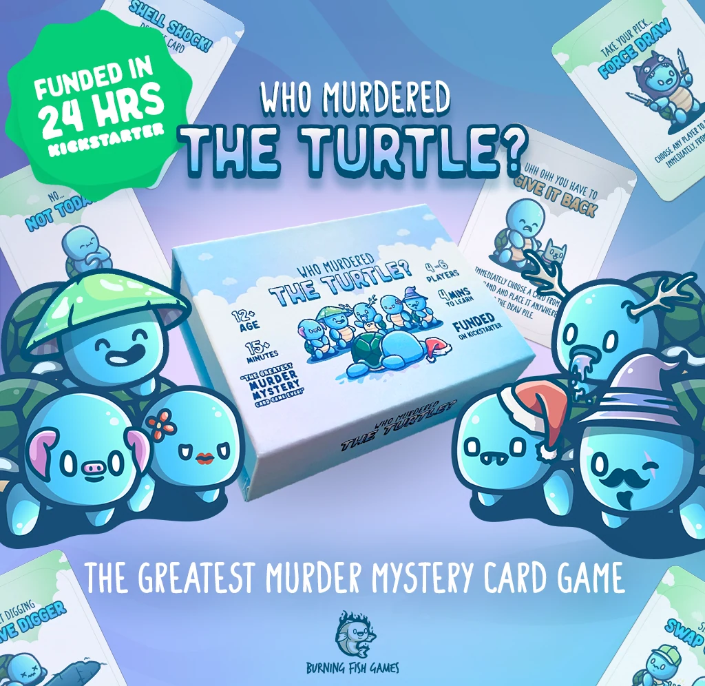 The Journey So Far: Who Murdered the Turtle? Kickstarter Campaign