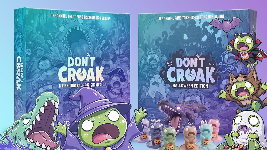 Don’t Croak Original and Halloween game artwork