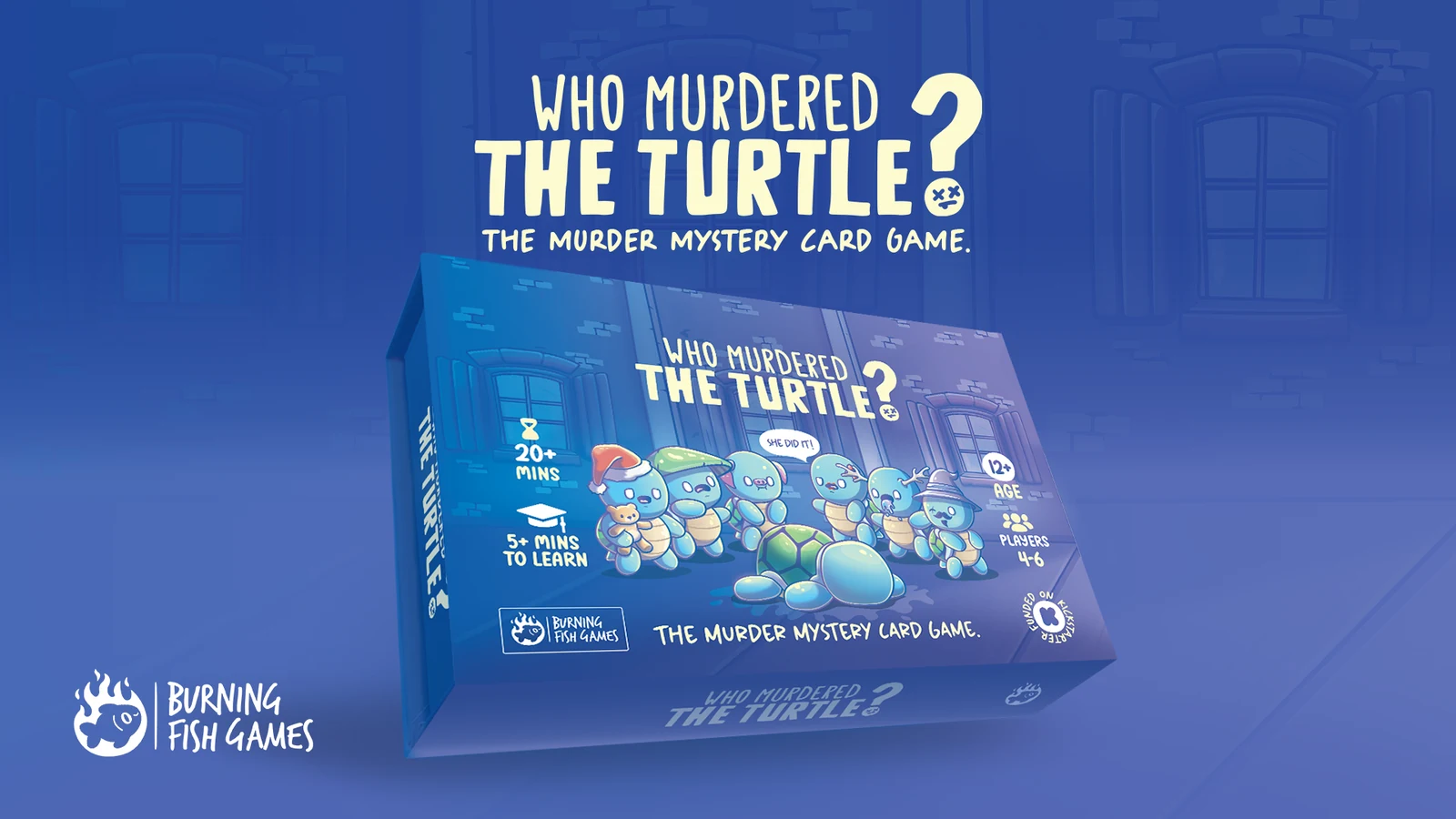 Who Murdered the Turtle? official Burning Fish Games artwork